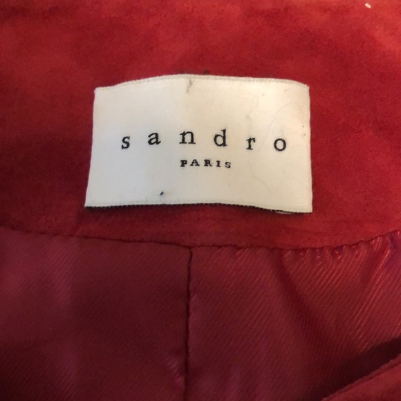 Red suede jacket - Picture 5 of 7